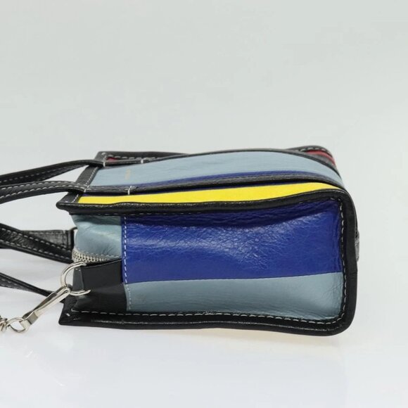 BALENCIAGA Bazaar Shopper XXS Bag Leather 2way Multicolor 513988 Auth 137181 - Picture 6 of 16